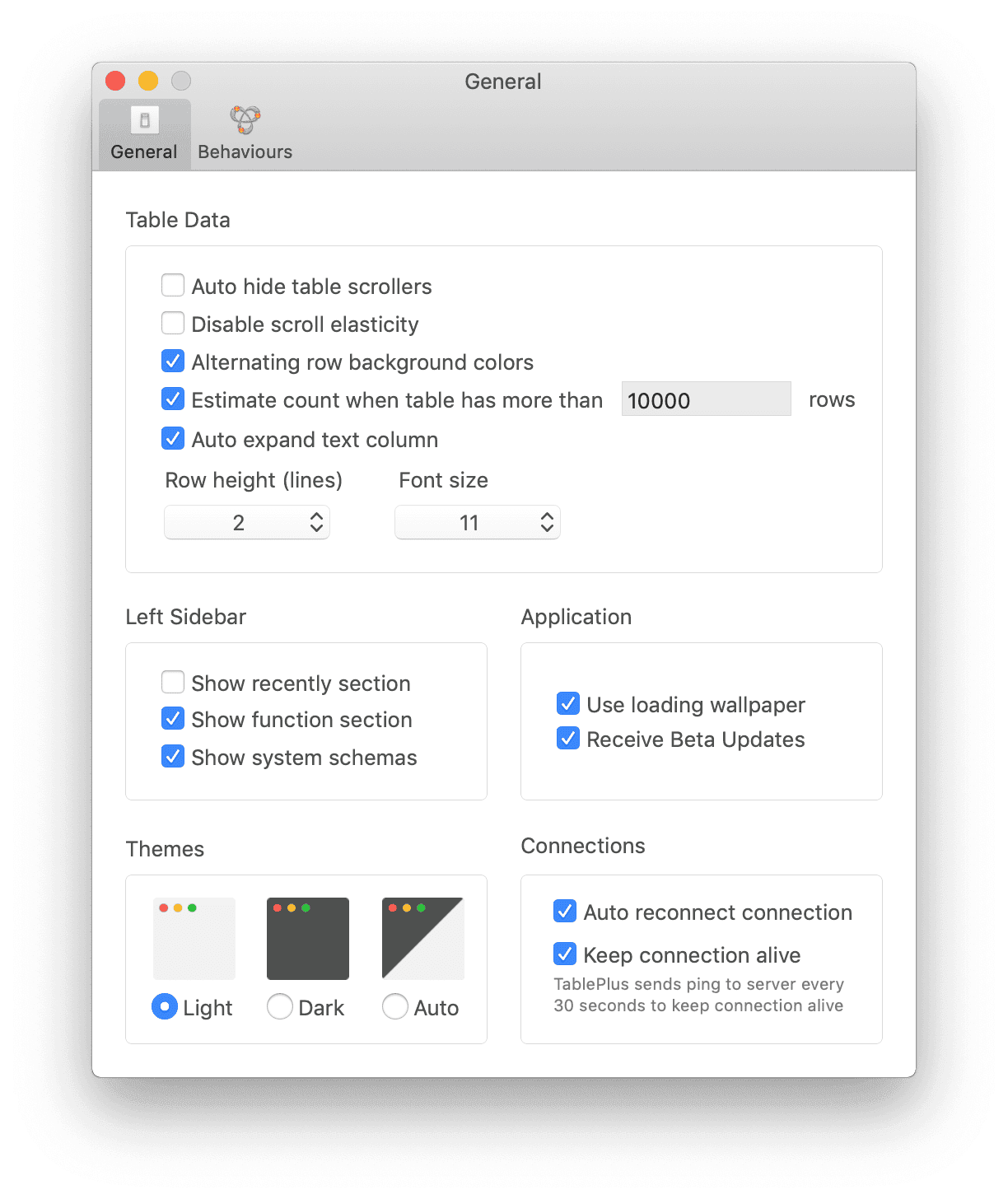 Change theme