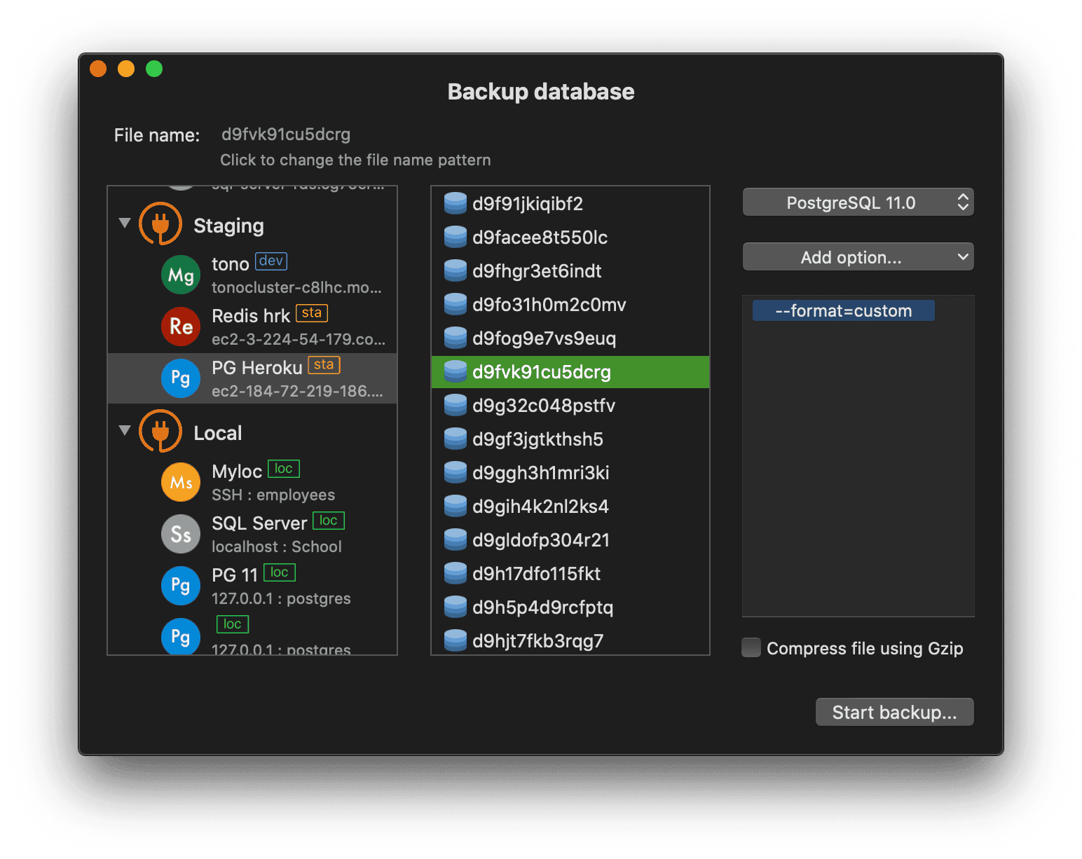 Backup Data