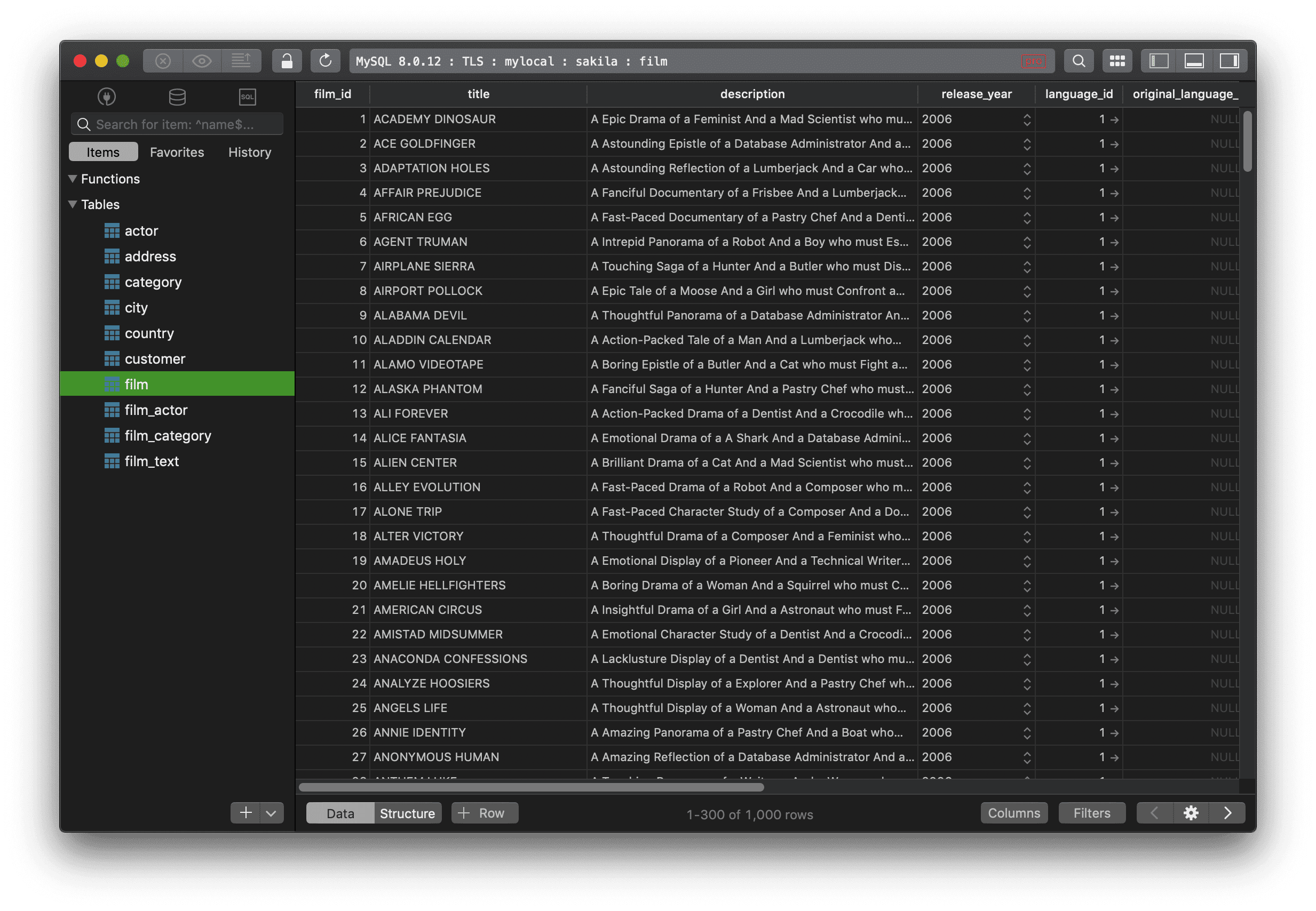Import done