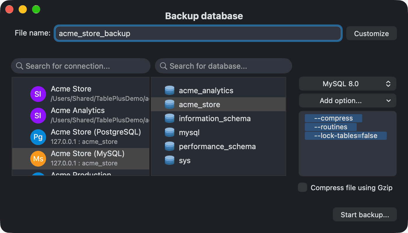 Backup