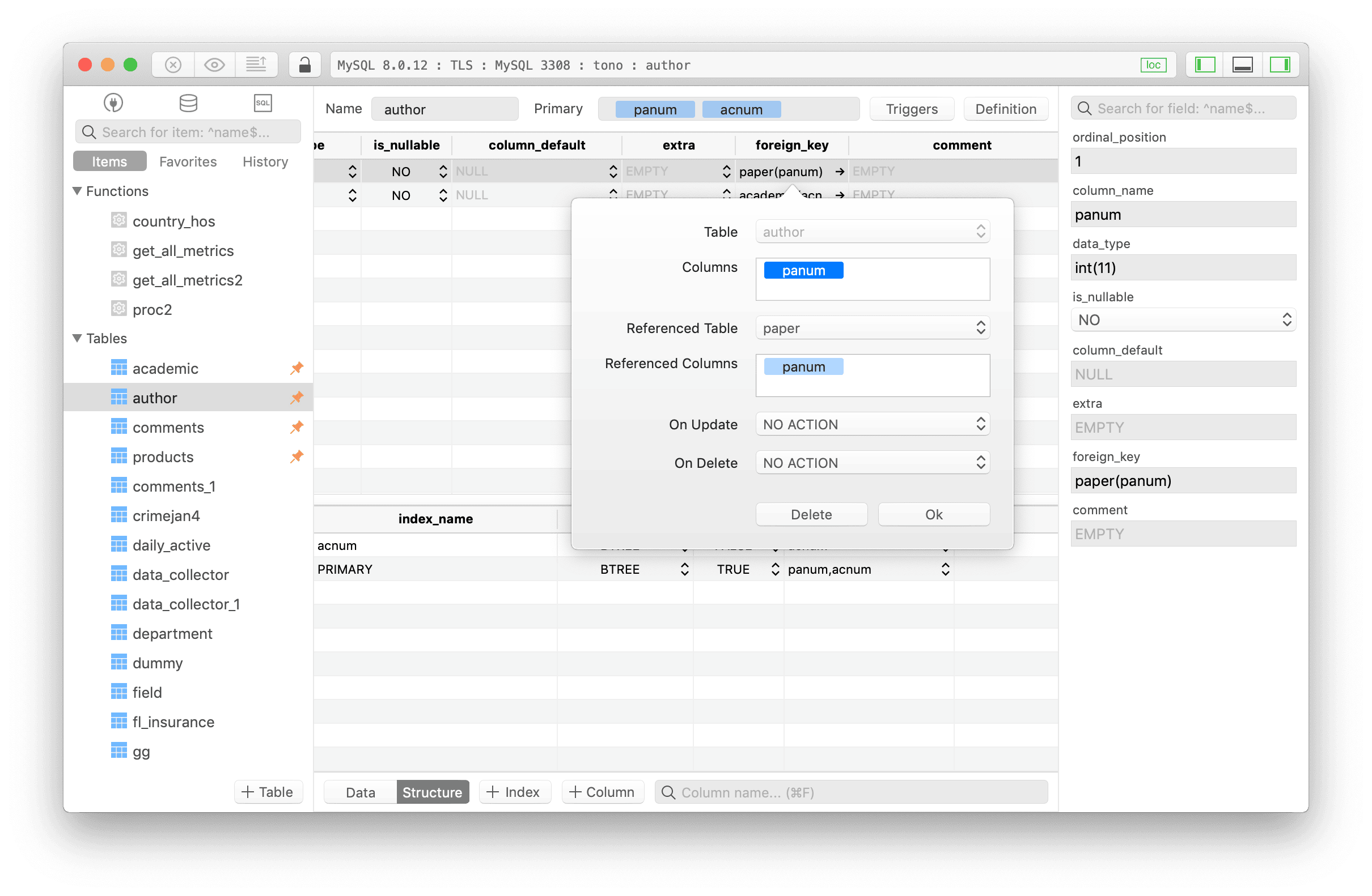Add foreign key constraint in MySQL