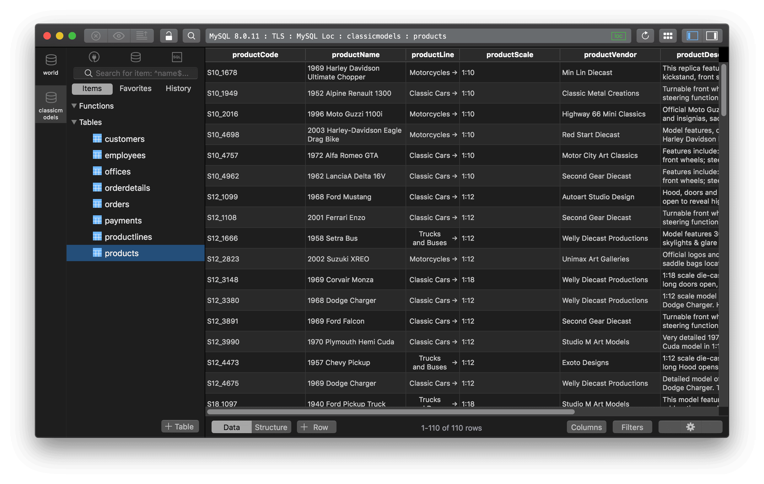 Dark theme