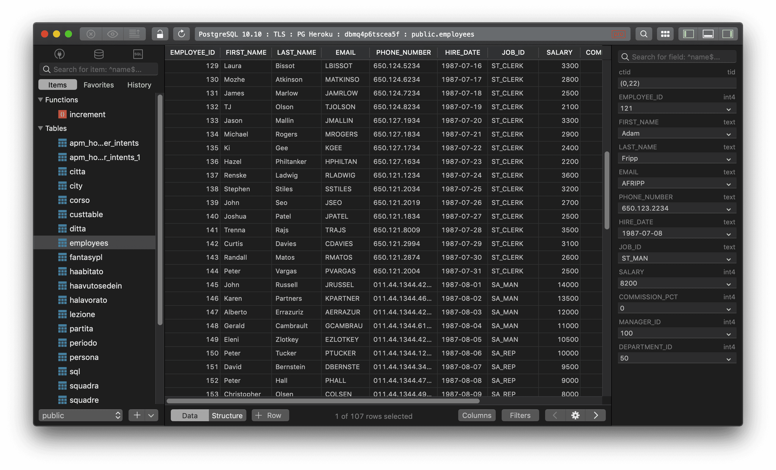 TablePlus macOS